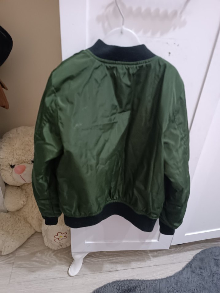 Erkek Çocuk Haki Fermuarlı Ceket - Görsel 2