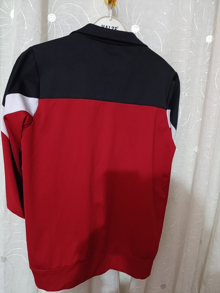 Kırmızı Fermuarlı Erkek eşortman takımı - Görsel 3