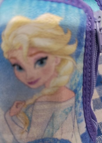 Kız Çocuk Renkli Frozen Sıcak Terlik - Görsel 3