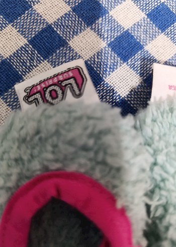 Renkli Kız Çocuk Sıcak peluş patik - Görsel 2