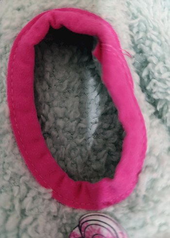 Renkli Kız Çocuk Sıcak peluş patik - Görsel 3