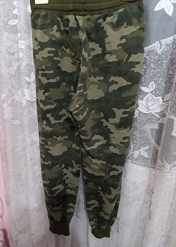 Erkek Kamuflaj Desenli Spor Rahat  Pantolon - Görsel 2