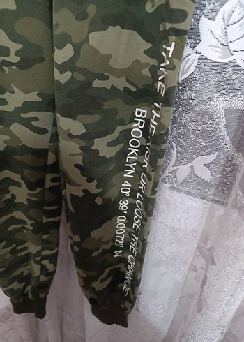 Erkek Kamuflaj Desenli Spor Rahat  Pantolon - Görsel 3