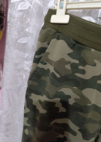 Erkek Kamuflaj Desenli Spor Rahat  Pantolon - Görsel 4