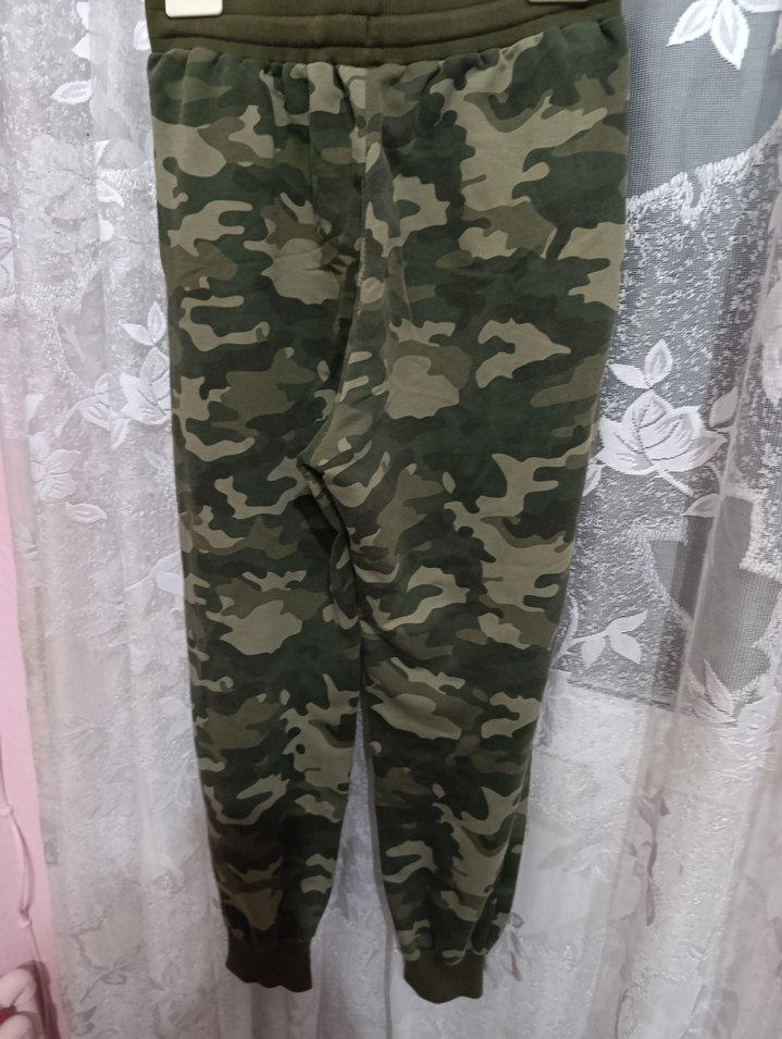 Erkek Kamuflaj Desenli Spor Rahat  Pantolon - Görsel 2