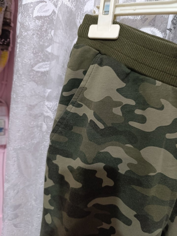 Erkek Kamuflaj Desenli Spor Rahat  Pantolon - Görsel 4