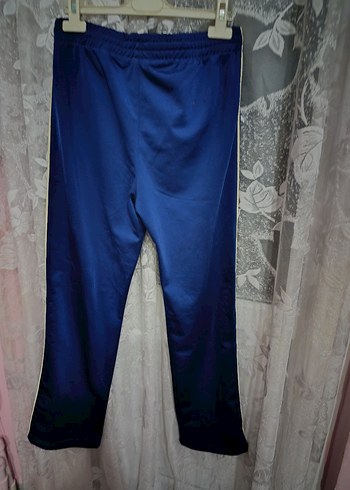 Erkek  Mavi Rahat Kesim Eşofman Altı - Görsel 5