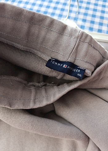 Gri Tommy Hilfiger Rahat Kesim erkek Eşofman - Görsel 5