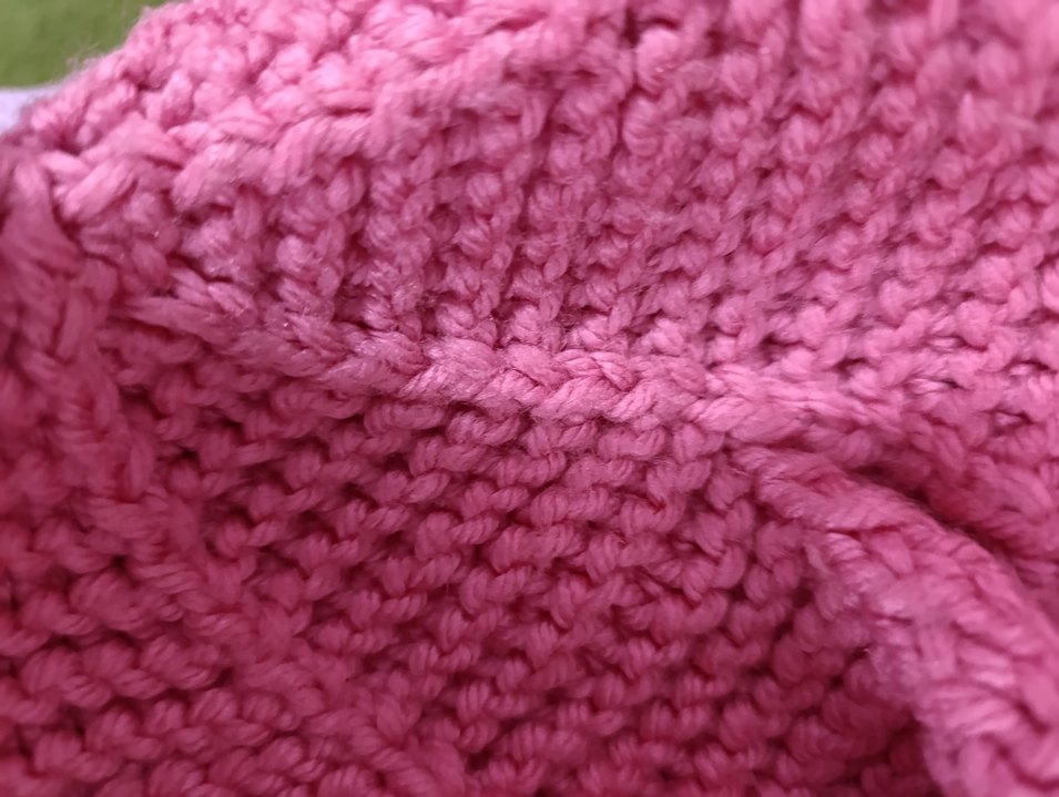 Pembe Örgü Kadın Bere - Görsel 4