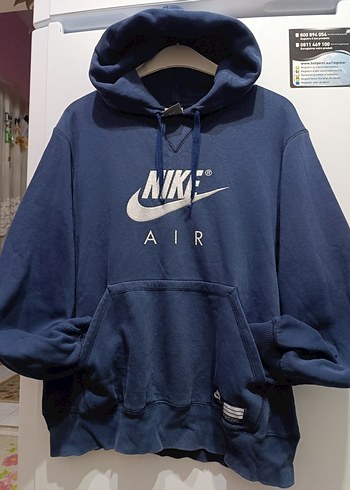 Nike Air Lacivert Kapusonlu Sweatshirt