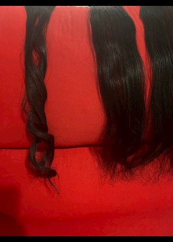 Gerçek Saç 8 parça çıtçıt - Görsel 3