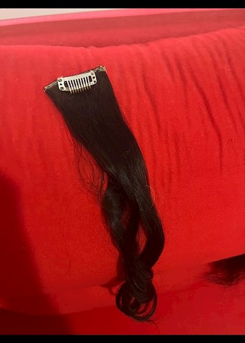 Gerçek Saç 8 parça çıtçıt - Görsel 6