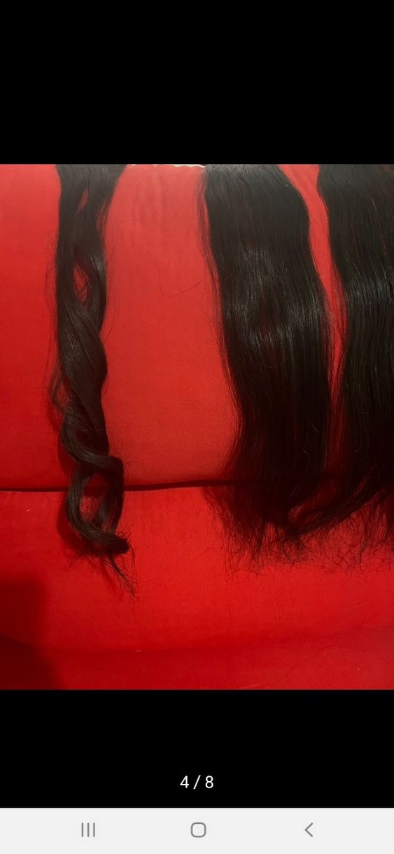 Gerçek Saç 8 parça çıtçıt - Görsel 3