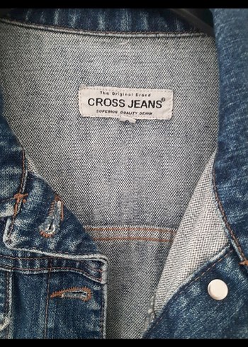 Kadın Lacivert Düğmeli Denim Ceket - Görsel 3