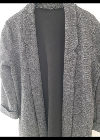 Gri hırka ceket - Görsel 2