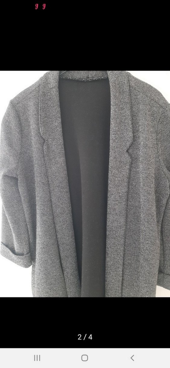 Gri hırka ceket - Görsel 2