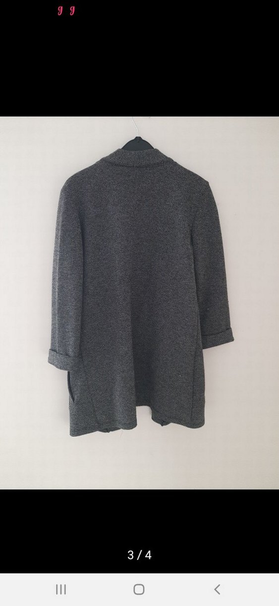 Gri hırka ceket - Görsel 3