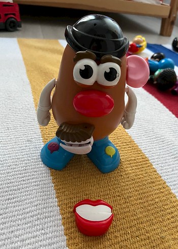 Renkli Kahverengi Oyuncak Figür patates adam