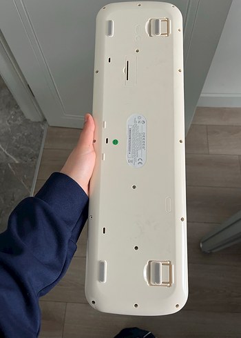 Beyaz Renkli Modern Klavye - Görsel 4