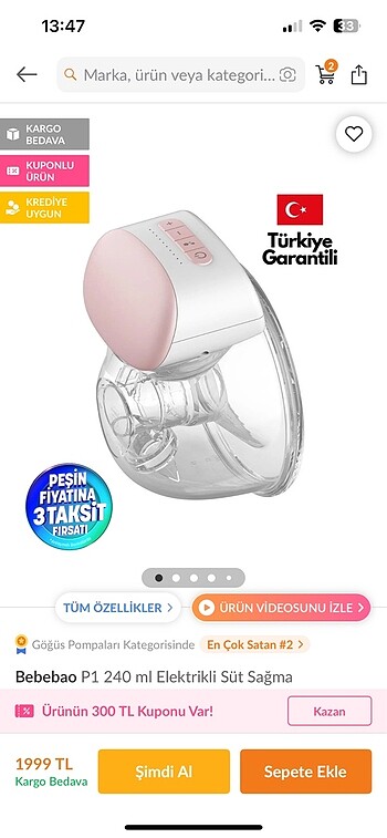 Süt sağma cihazı