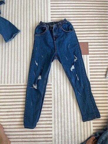 30 Beden mavi Renk Kot pantolon