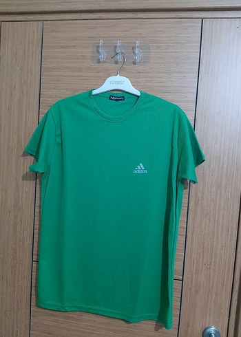 Yeşil Adidas Erkek Kısa Kollu Tişört