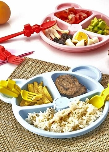 Figurlu Çocuk Bebek Çatal Kaşık 
