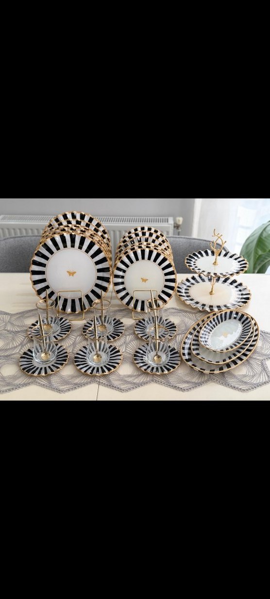 Zebra Desenli Modern Tabak Seti - Görsel 2