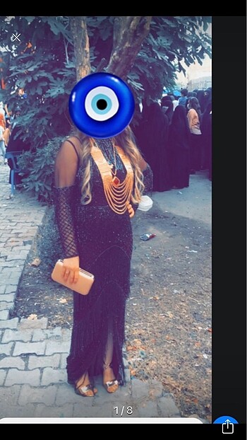 Boncuklu abiye