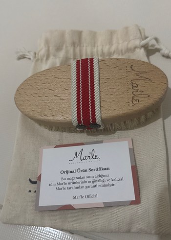 Marle Mini At Tüyü Selülit Fırçası Bej - Görsel 4