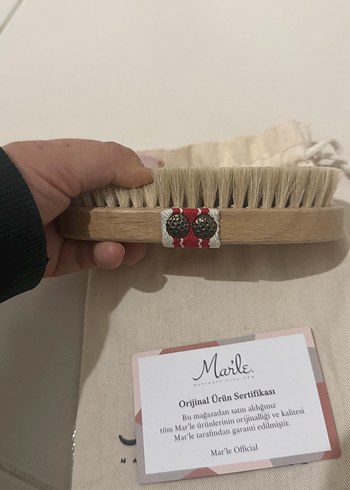 Marle Mini At Tüyü Selülit Fırçası Bej - Görsel 6