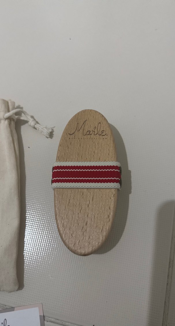 Marle Mini At Tüyü Selülit Fırçası Bej - Görsel 2