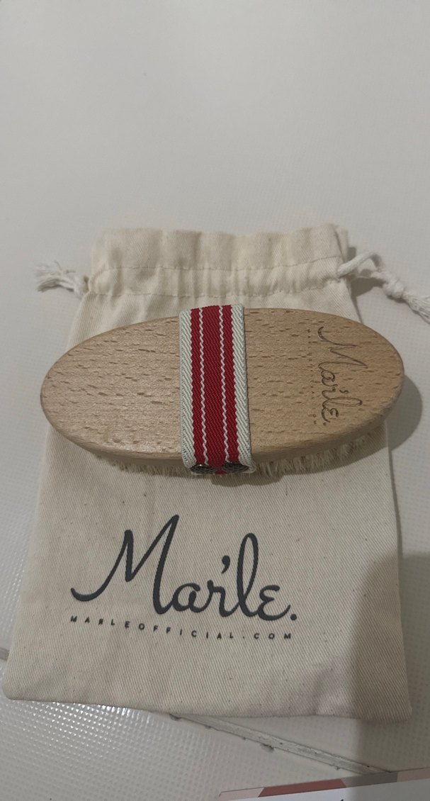 Marle Mini At Tüyü Selülit Fırçası Bej - Görsel 3