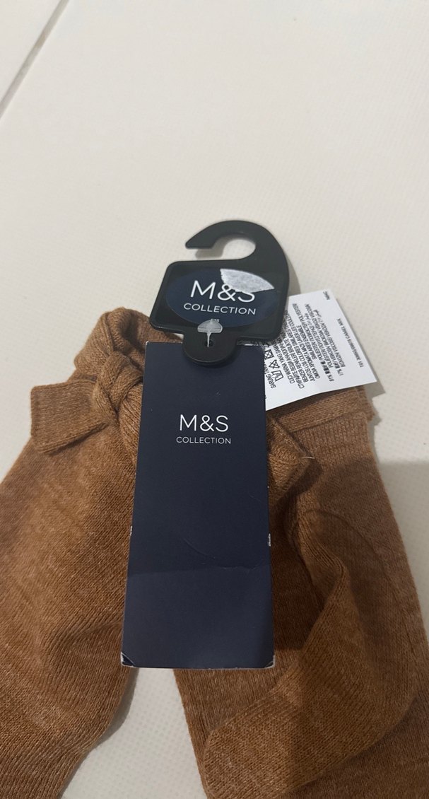 Kahverengi Süet Kadın Eldivenleri - Görsel 2