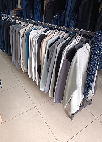 L beden kapüşonlu sweatshirt