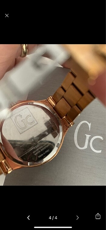  Beden altın Renk Gc saat