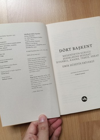  Beden Emir Hüseyin Ebiverdi - Dört Başkent Kitabı