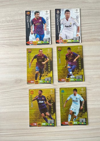 Şampiyonlar Ligi 2011/2012 panini kart