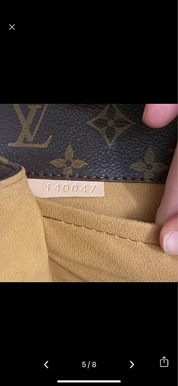  Beden kahverengi Renk Louıs vuitton çanta
