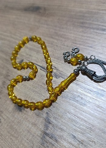 Parlak Sarı Bohem Erkek Tesbih - Görsel 2