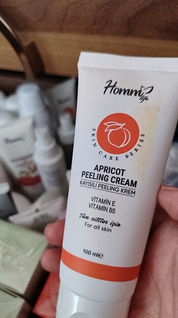 Homm bitkisel kayısı peeling