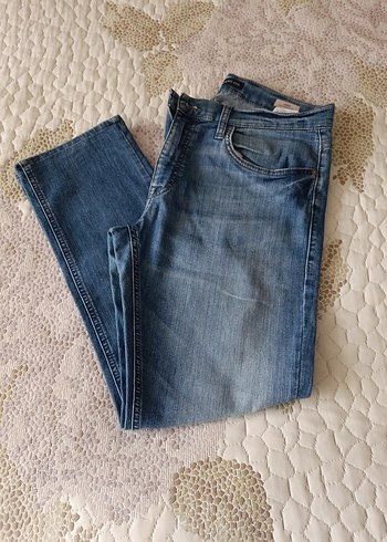 mavi Normal Kesim Erkek Denim Jean - Görsel 8