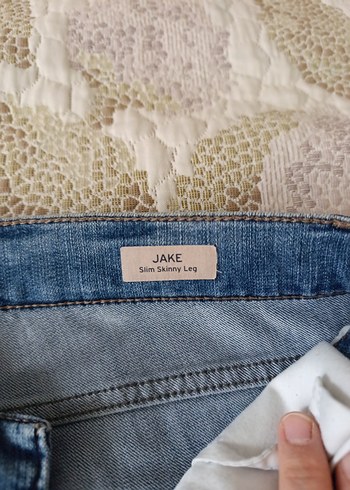 mavi Normal Kesim Erkek Denim Jean - Görsel 3