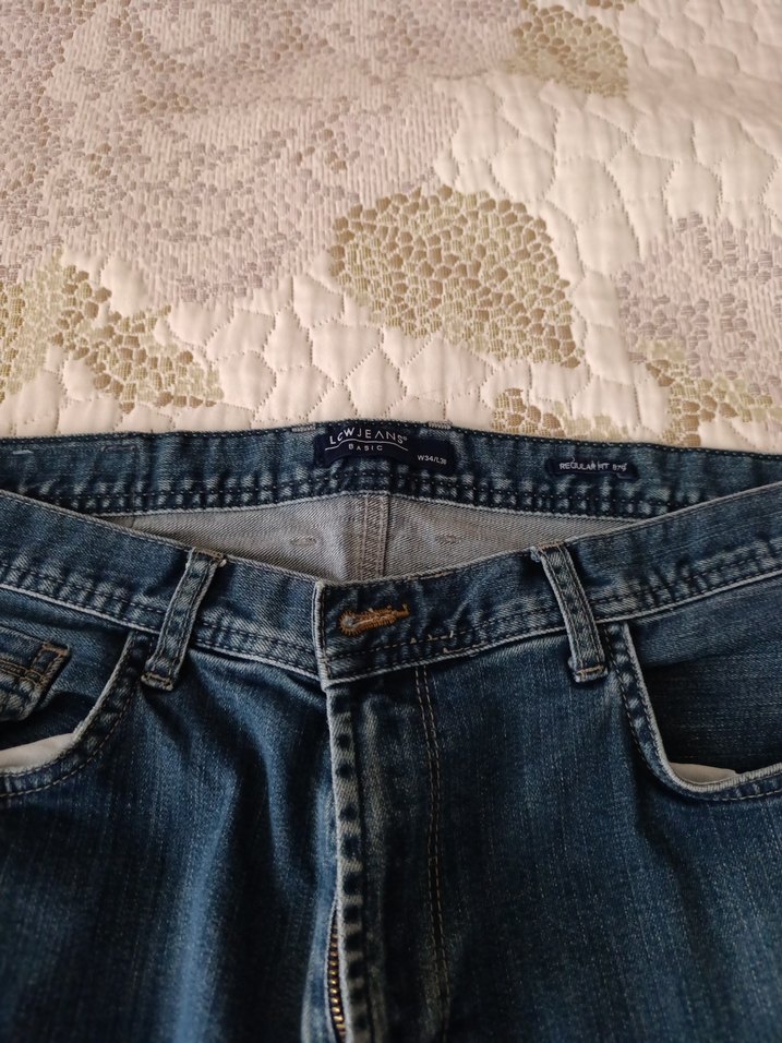 Erkek  Mavi Denim Günlük Kot Pantolon - Görsel 2