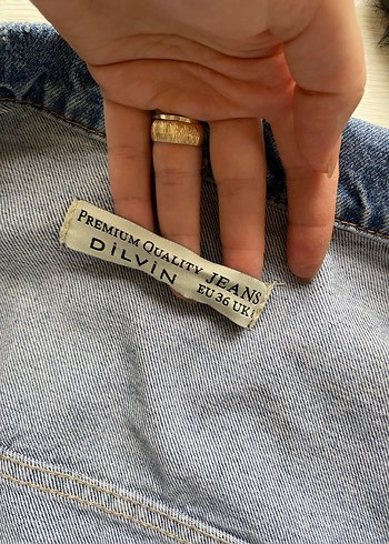 Kürk Detaylı Kadın Denim Ceket - Görsel 5