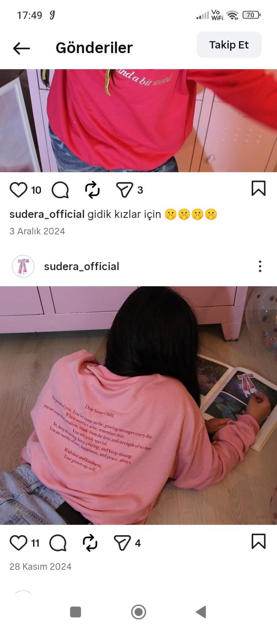 Pembe Örgü Kadın Bere - Görsel 3