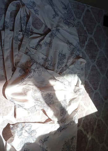 Bej Desenli kimono