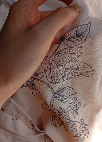 Zara Bej Desenli kimono