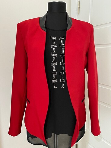 Kırmızı Blazer Ceket