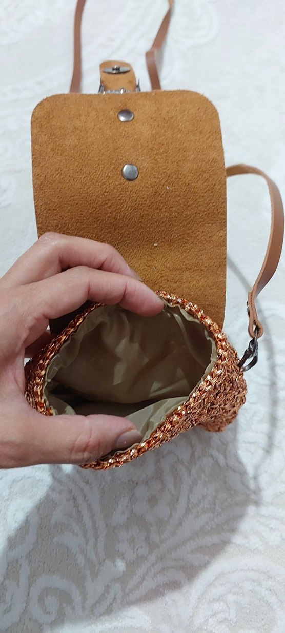 Kadın El Yapımı Çapraz Çanta - Görsel 4